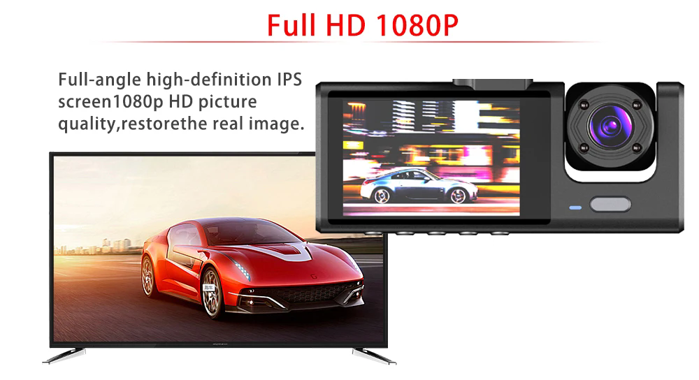 Dashcam  I NEED ME ONE INMO3LCDDC Noir