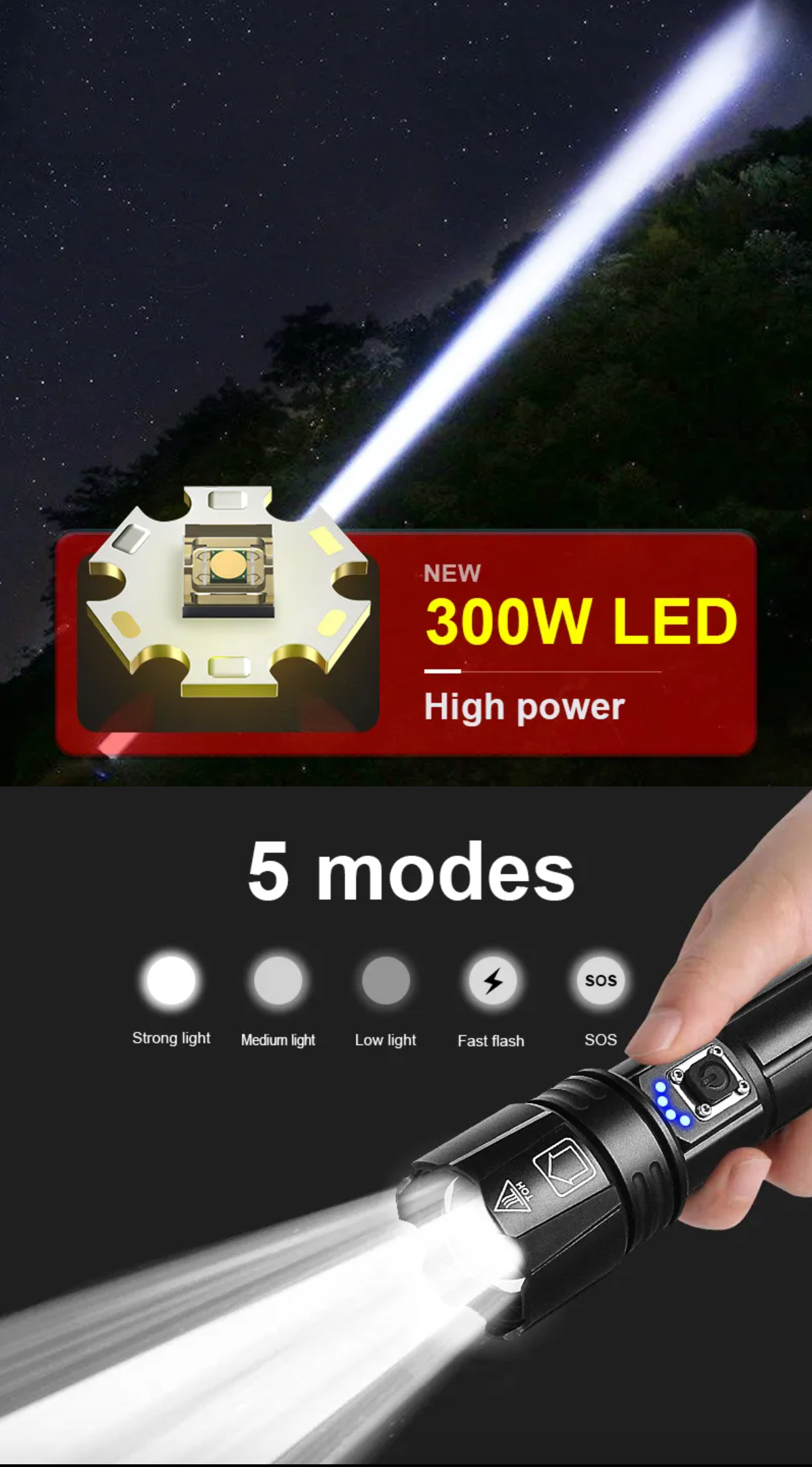 Lampe Torche  I NEED ME ONE INMOMPLFUR Noir