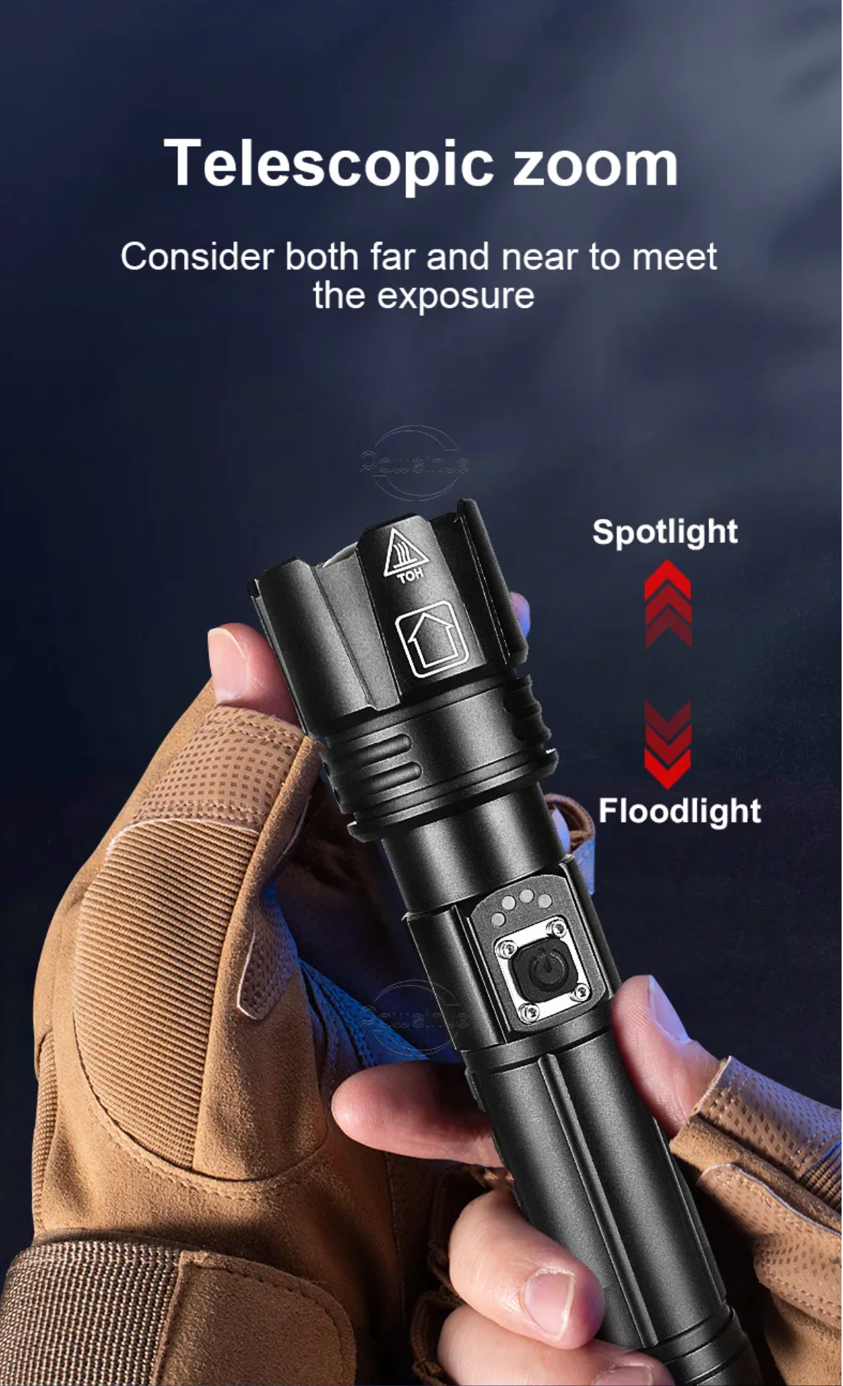 Lampe Torche  I NEED ME ONE INMOMPLFUR Noir