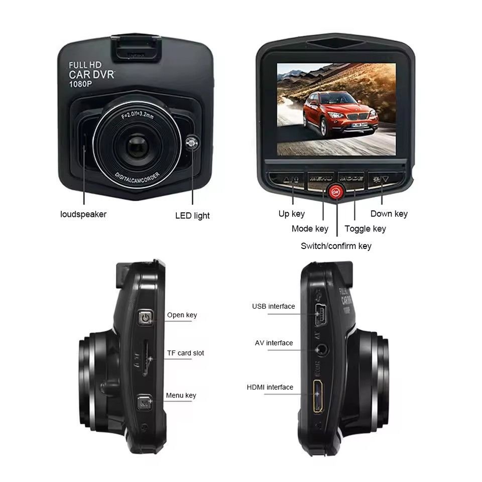 Dashcam  I NEED ME ONE Vehicle blackbox dvr Noir