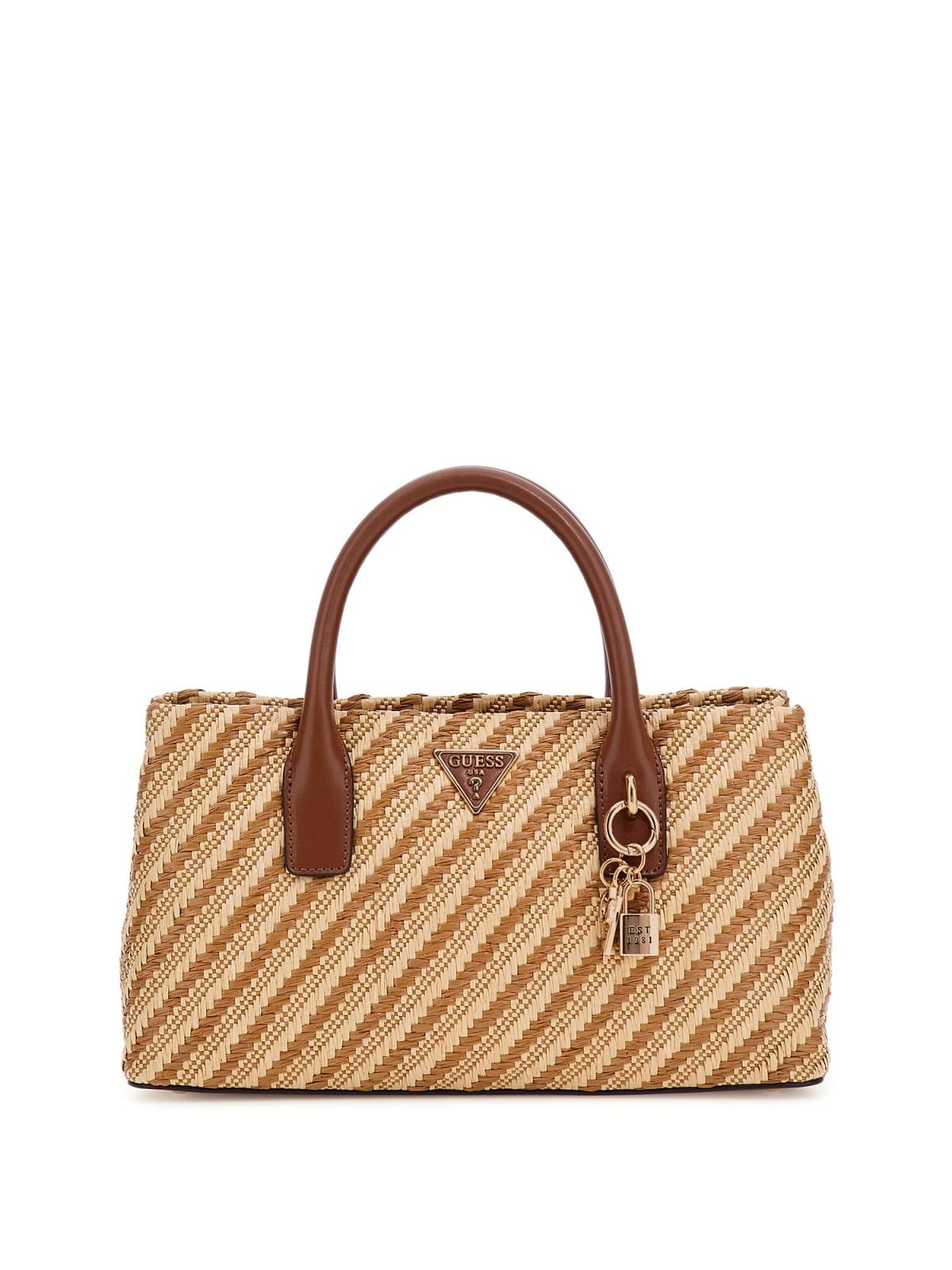Sacs à Main  Guess jeans HWWG92 10050 NATURAL/COGNAC
