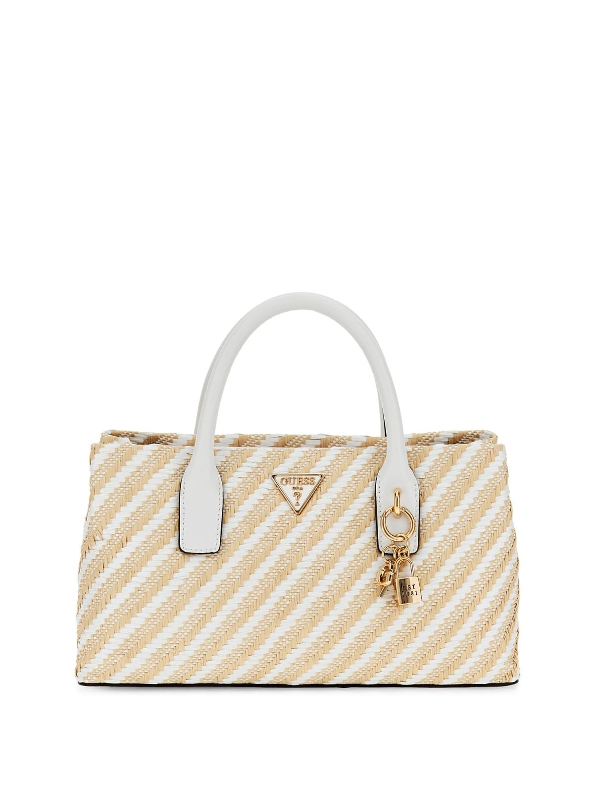 Sacs à Main  Guess jeans HWWG92 10050 NATURAL/WHITE