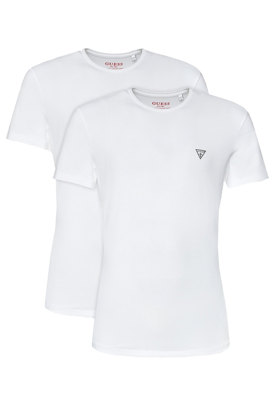 T-S manches courtes  Guess jeans U97G02 KCD31 A009 OPTIC WHITE