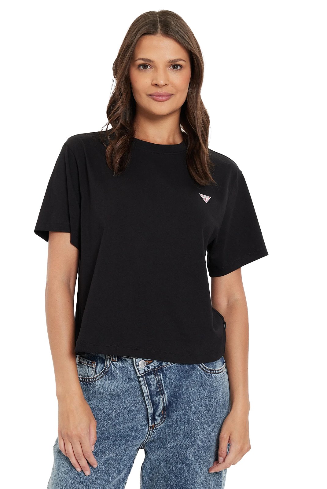 Tee shirt  Guess jeans W4YI05 K8HM0 JBLK Jet Black A996