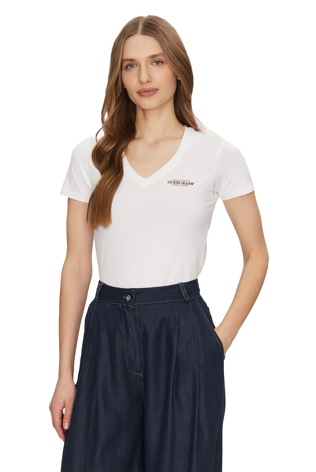 Tee shirt  Guess jeans W4YI23 J1314 G011 Pure White