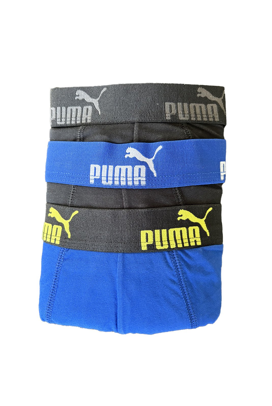 Slips / Boxers  Puma 701218254 002 030 BLUE/BLACK/YELLOW