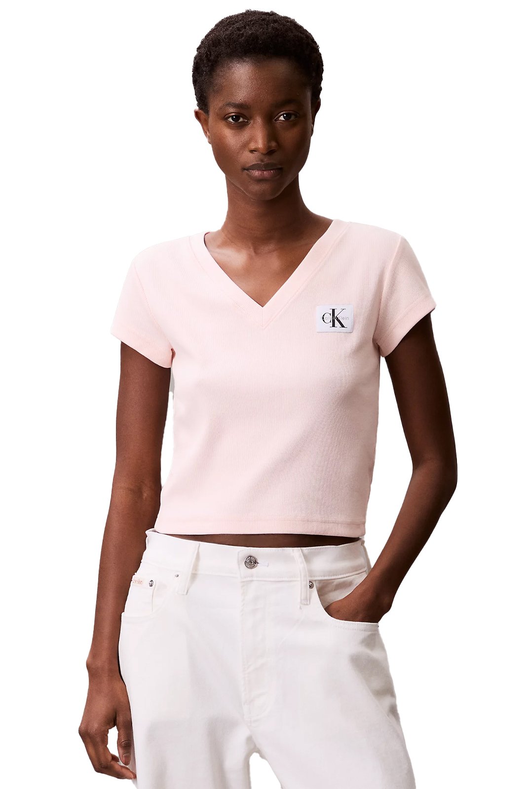 Tee shirt  Calvin klein LV047C910G VI7 Cloud Pink