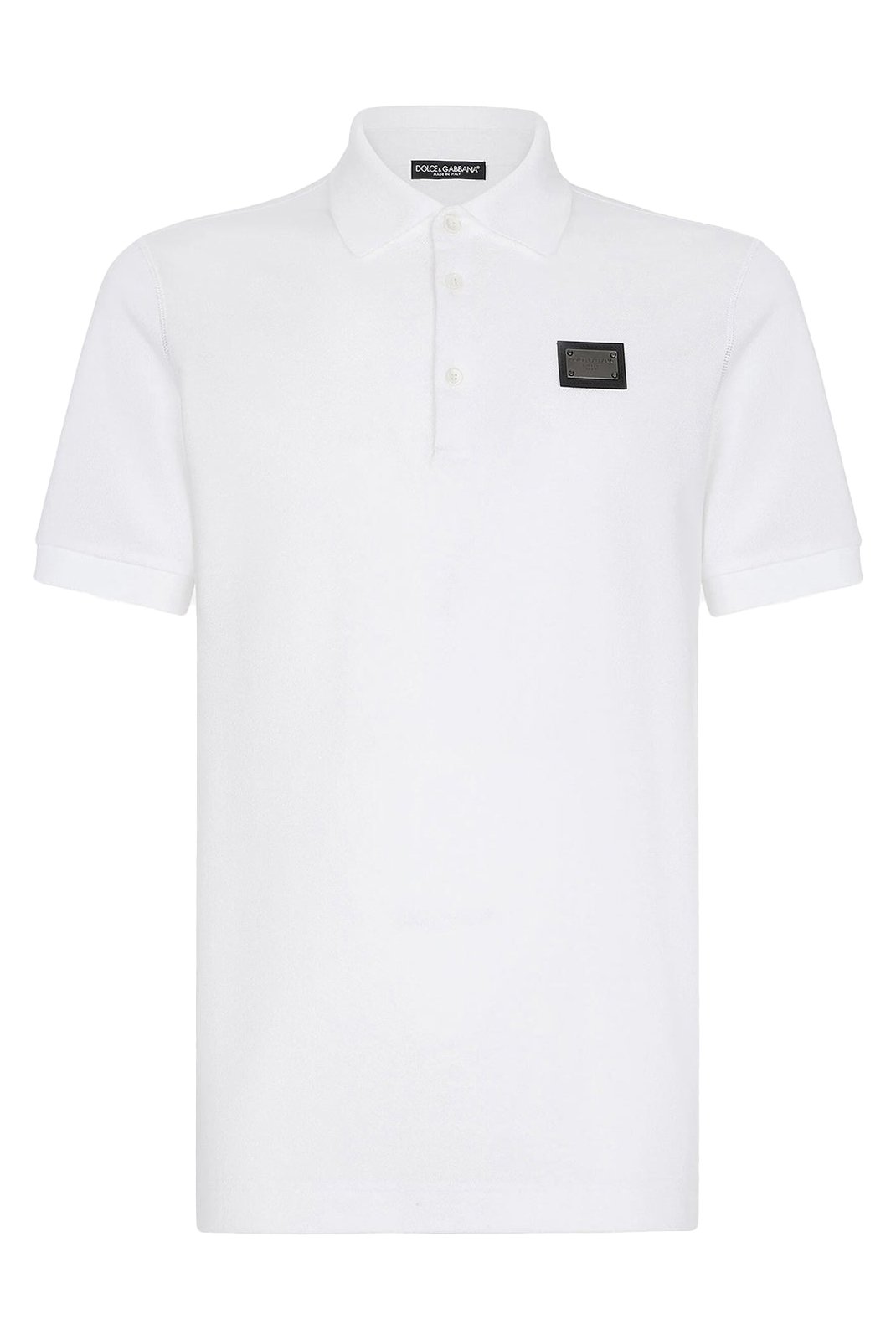 Polos manches courtes  Dolce&Gabbana G8PL4T G7F2H W0800 WHITE