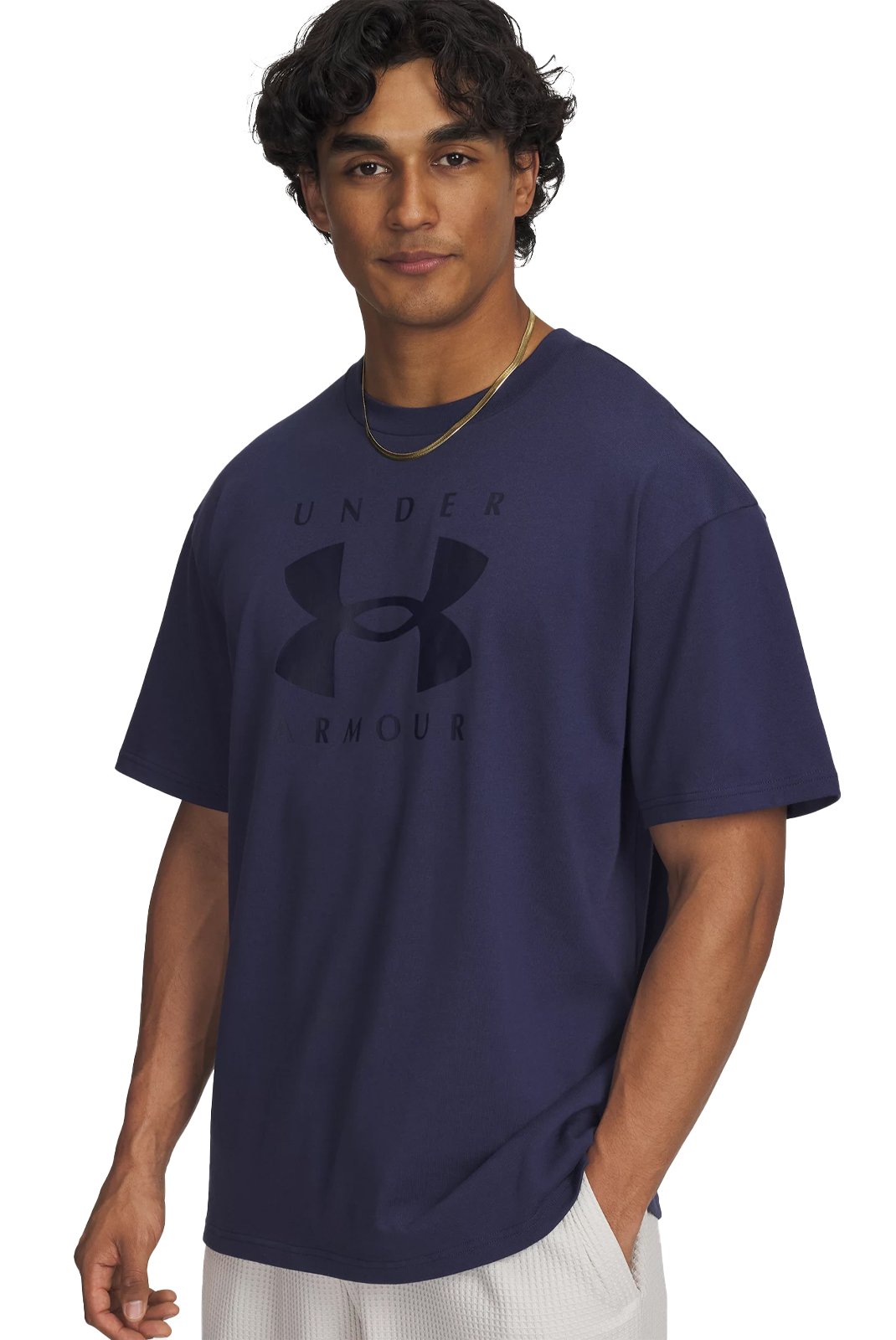 T-S manches courtes  Under armour 1389146-403 403 Washed Navy / Jasper Blue