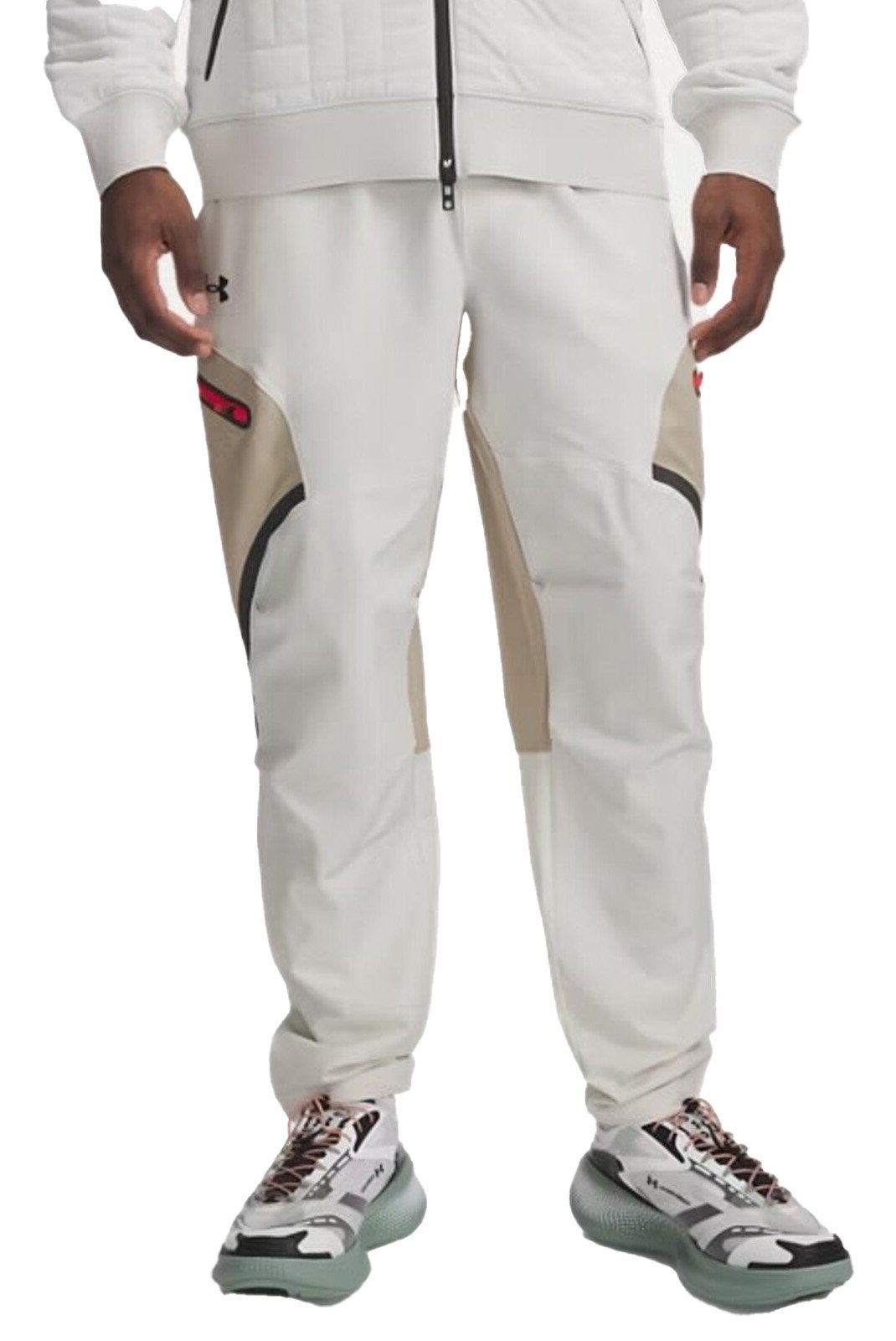 Pantalons sport/streetwear  Under armour 1390256-110 110 Summit White / City Khaki