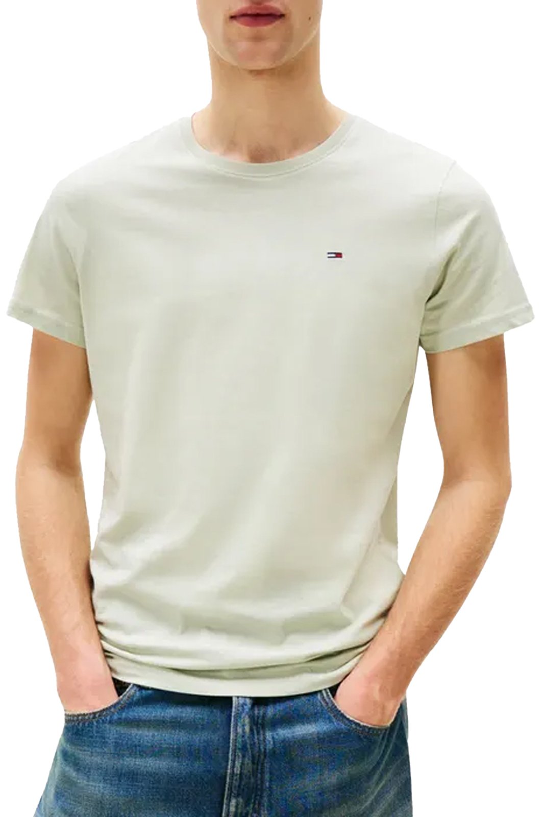 T-S manches courtes  Tommy Jeans DM0DM04411 M1C Misty Sage