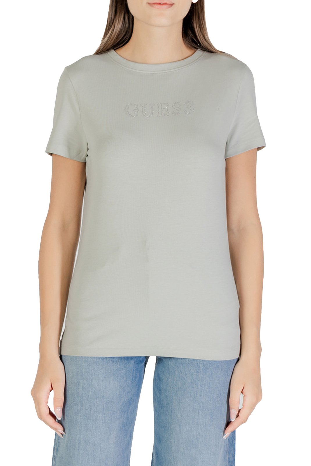 Tee shirt  Guess jeans V3BI11 J1314 G8GA HALO GREEN