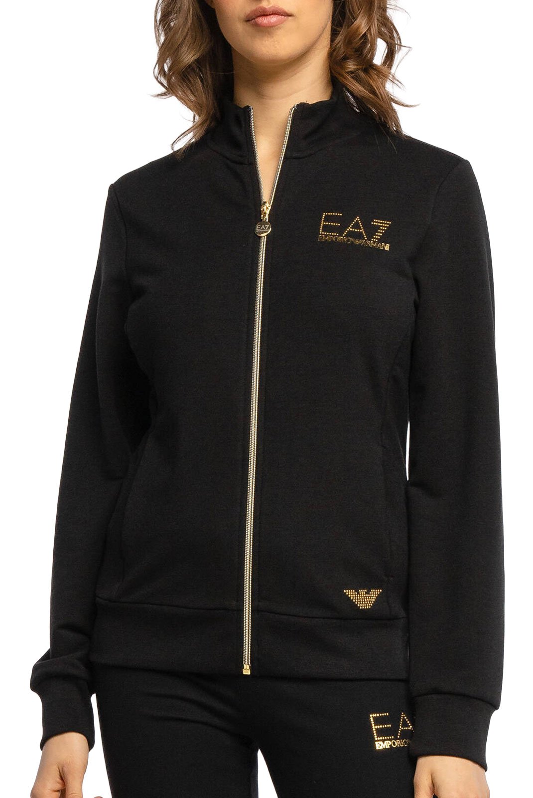 Sweat / sweat zippé  Ea7 8NTM43 TJ9RZ 1200 BLACK