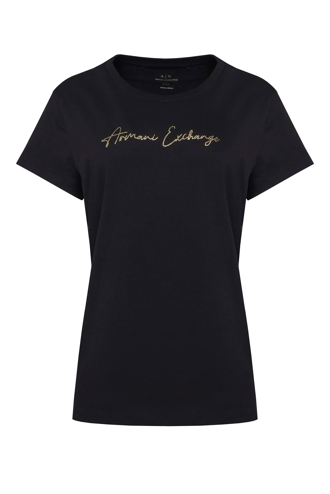 Tee shirt  Armani exchange XW001457 AF10356 MC021 BLACK / GOLD