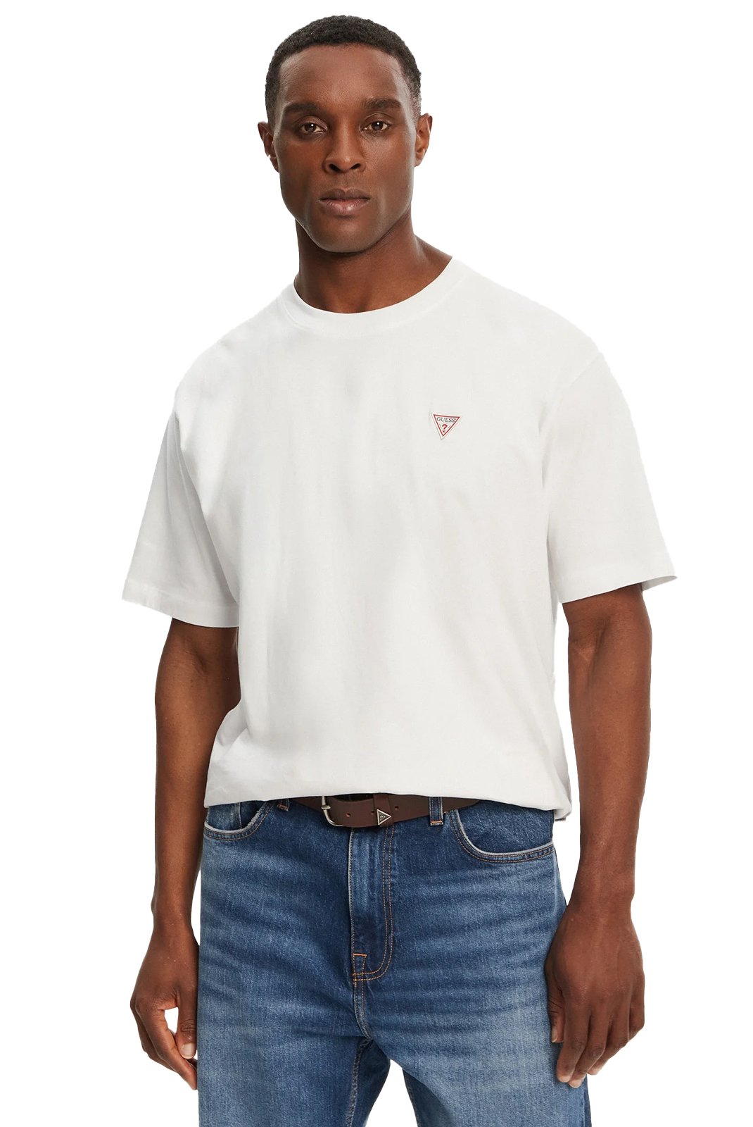 T-S manches courtes  Guess jeans M4YI46 K8FQ4 G011 Pure White