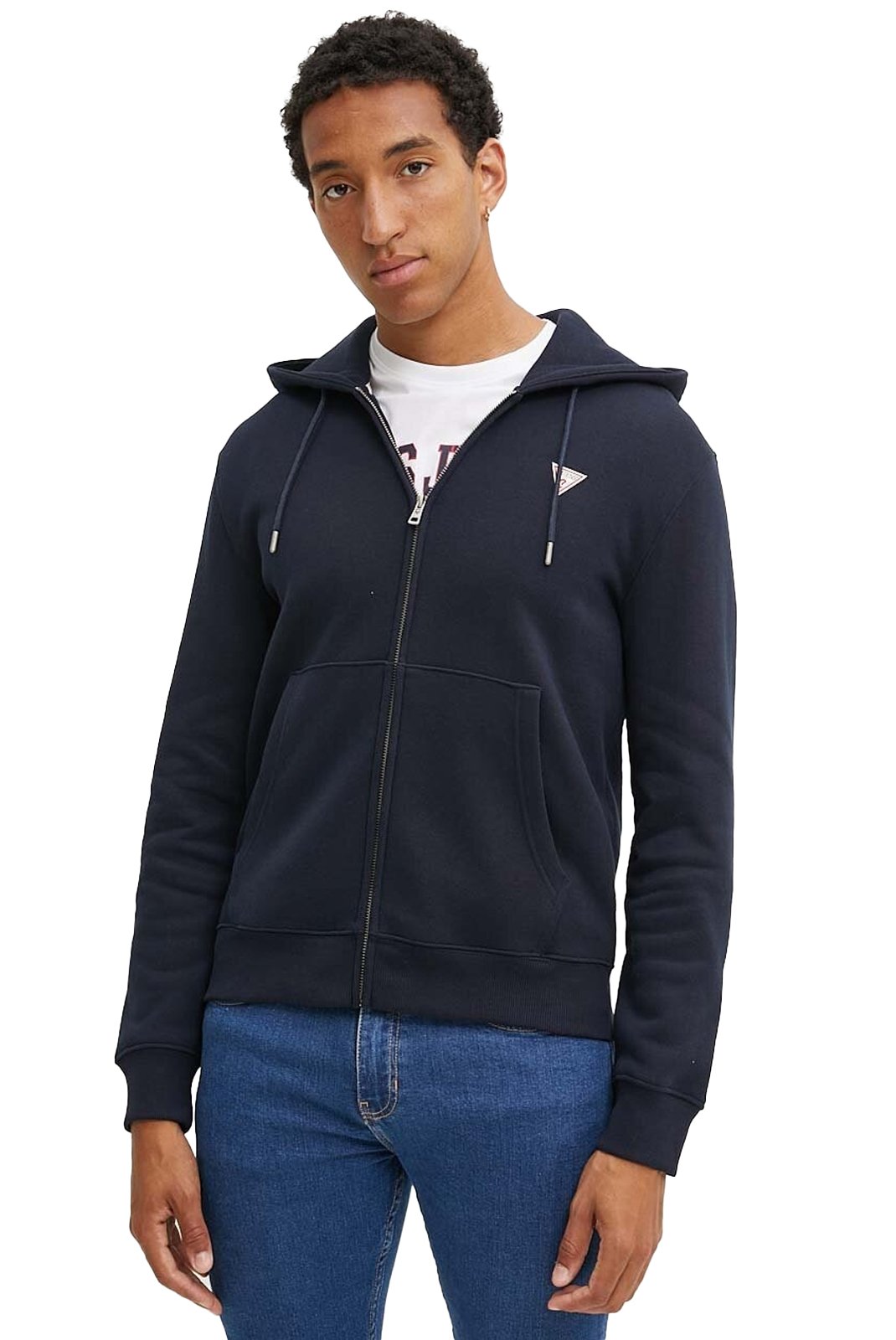 Sweats zippés  Guess jeans M4YQ28 K9V31 A71W DARING OCEAN