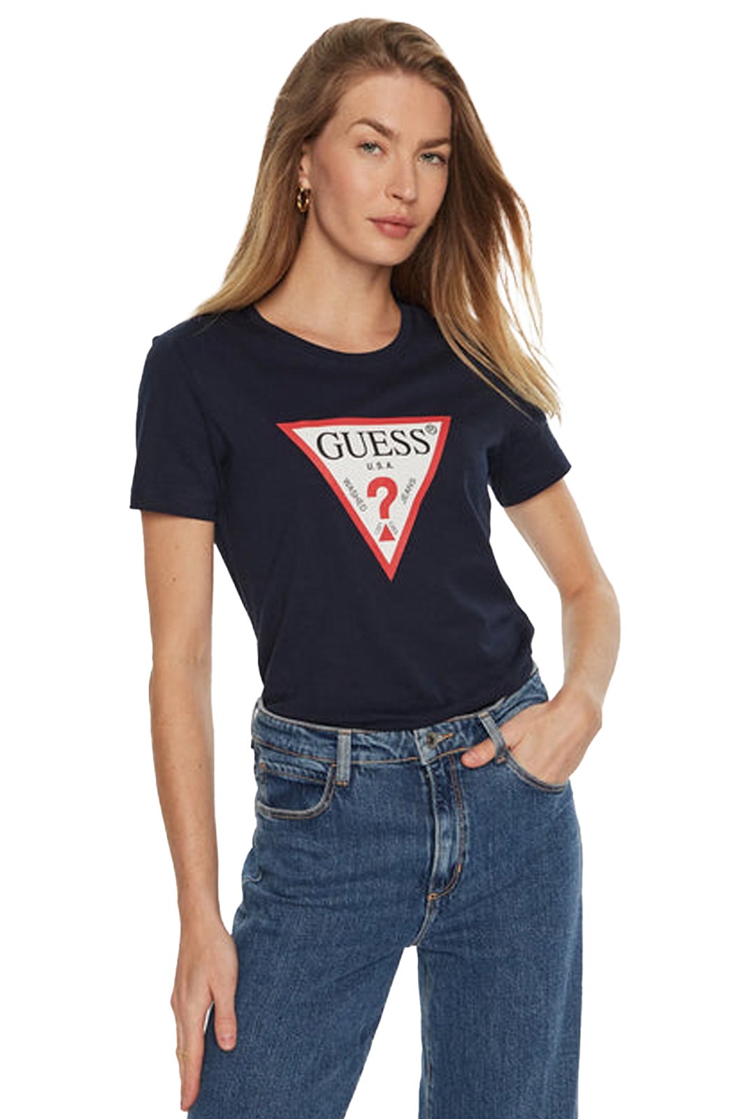 Tee shirt  Guess jeans W1YI1B I3Z14 G77G SUITING BLUE