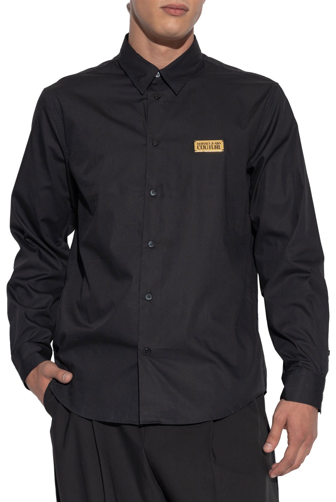 Chemises manches longues  Versace Jeans 79GALKR1 CN00K 899 BLACK