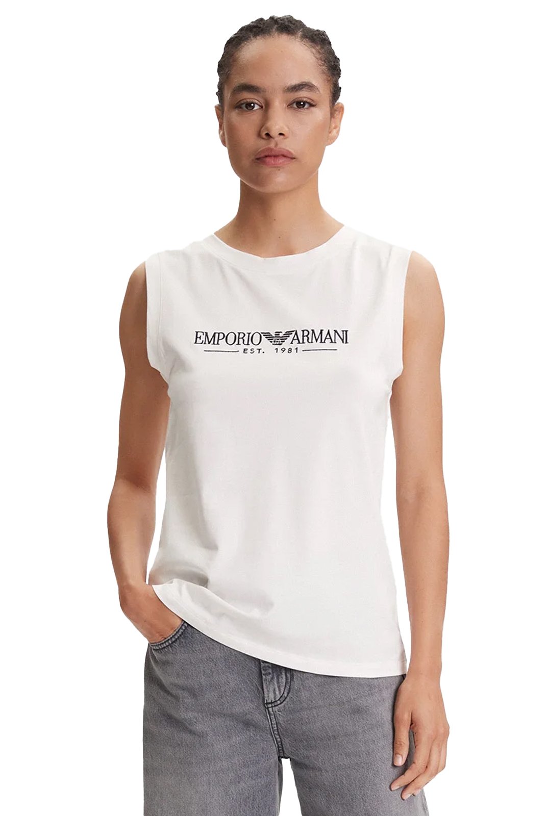 Débardeur  Emporio armani EW000410 AF10881 U1131 WHITE