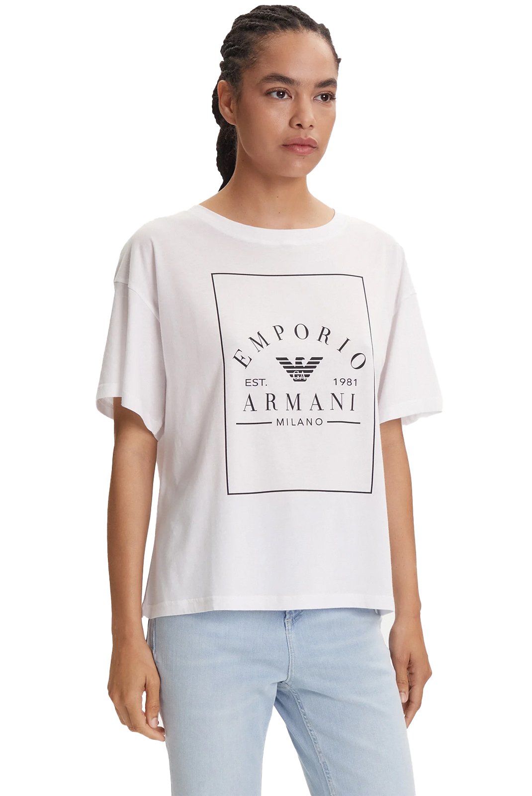 Tee shirt  Emporio armani EW000553 AF10887 U0002 OPTICAL WHITE