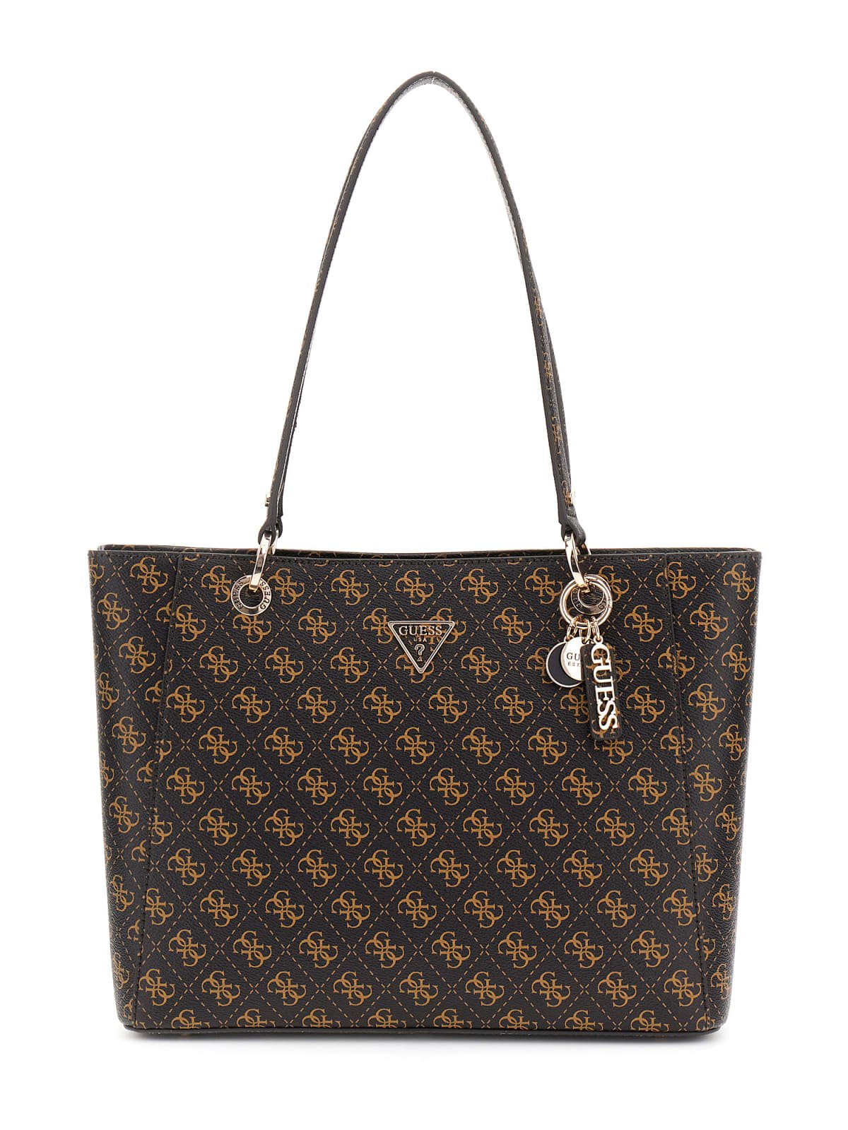 Cabas / Sacs shopping  Guess jeans HWQG96 72250 BROWN LOGO