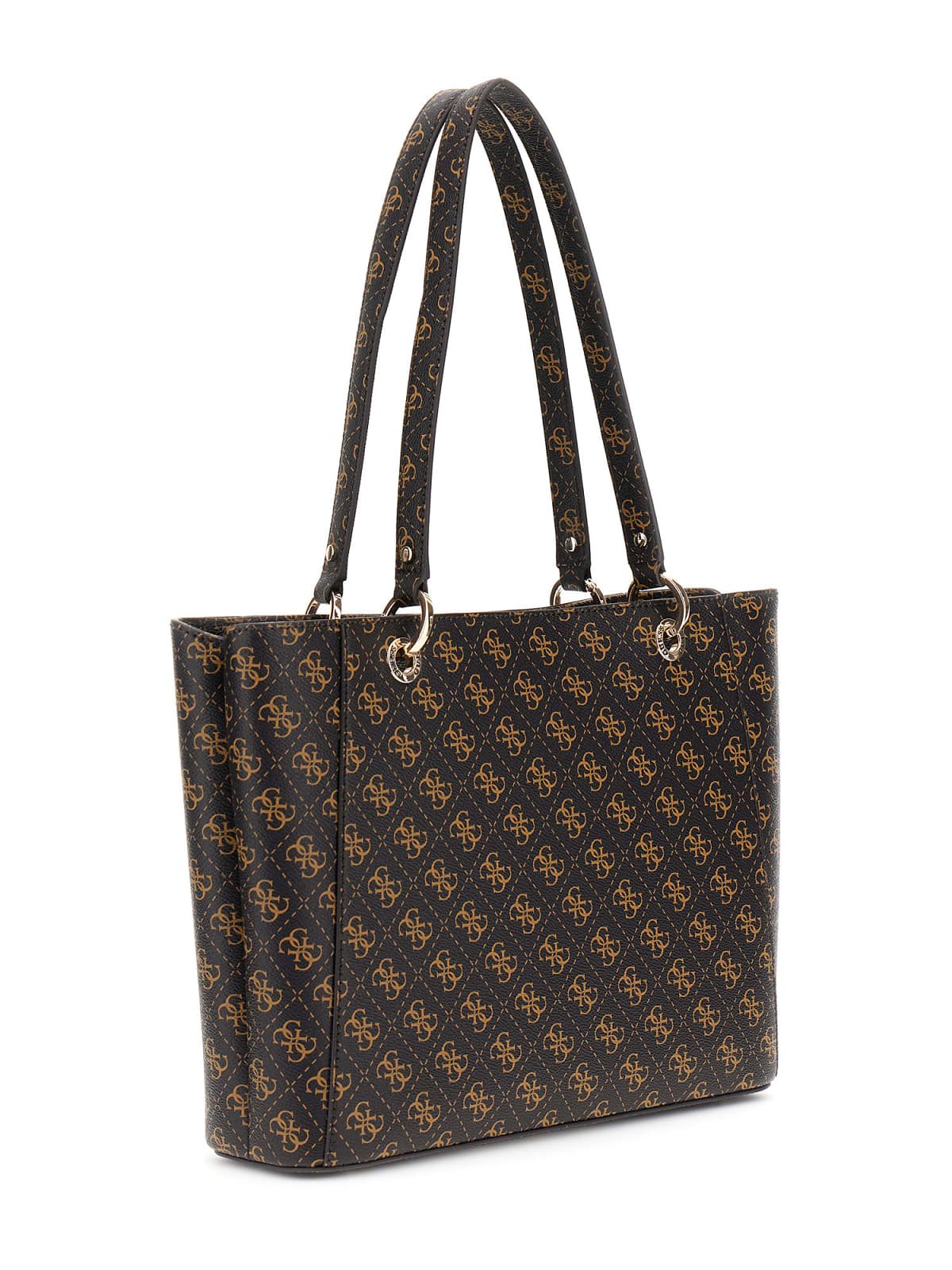 Cabas / Sacs shopping  Guess jeans HWQG96 72250 BROWN LOGO