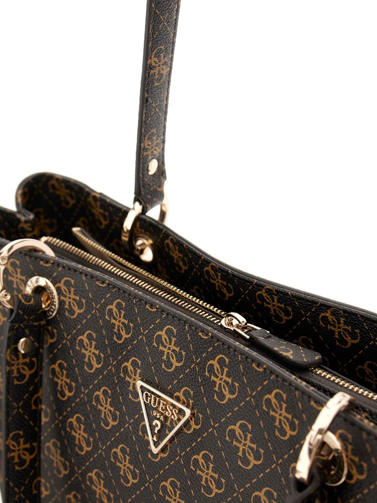 Cabas / Sacs shopping  Guess jeans HWQG96 72250 BROWN LOGO