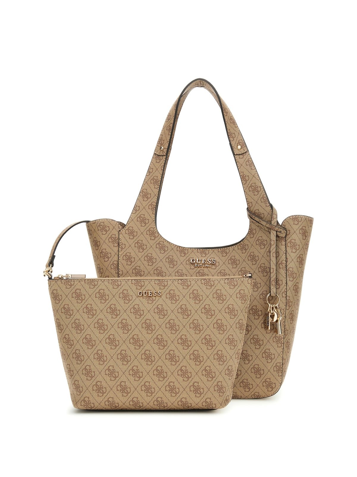 Cabas / Sacs shopping  Guess jeans HWSG73 34220 LATTE LOGO