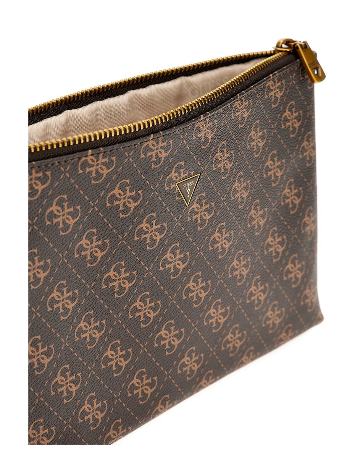 Sacs portés main  Guess jeans PMHULO P5238 BROWN/OCHRE