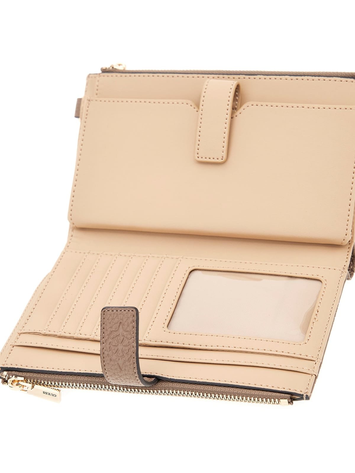 Portefeuilles / Porte-monnaie  Guess jeans SWPD98 88157 DARK TAUPE LOGO