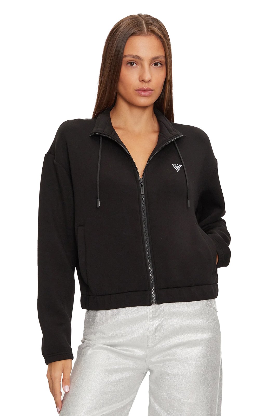 Sweat / sweat zippé  Guess jeans V4BQ14 K7UW2 JBLK Jet Black A996