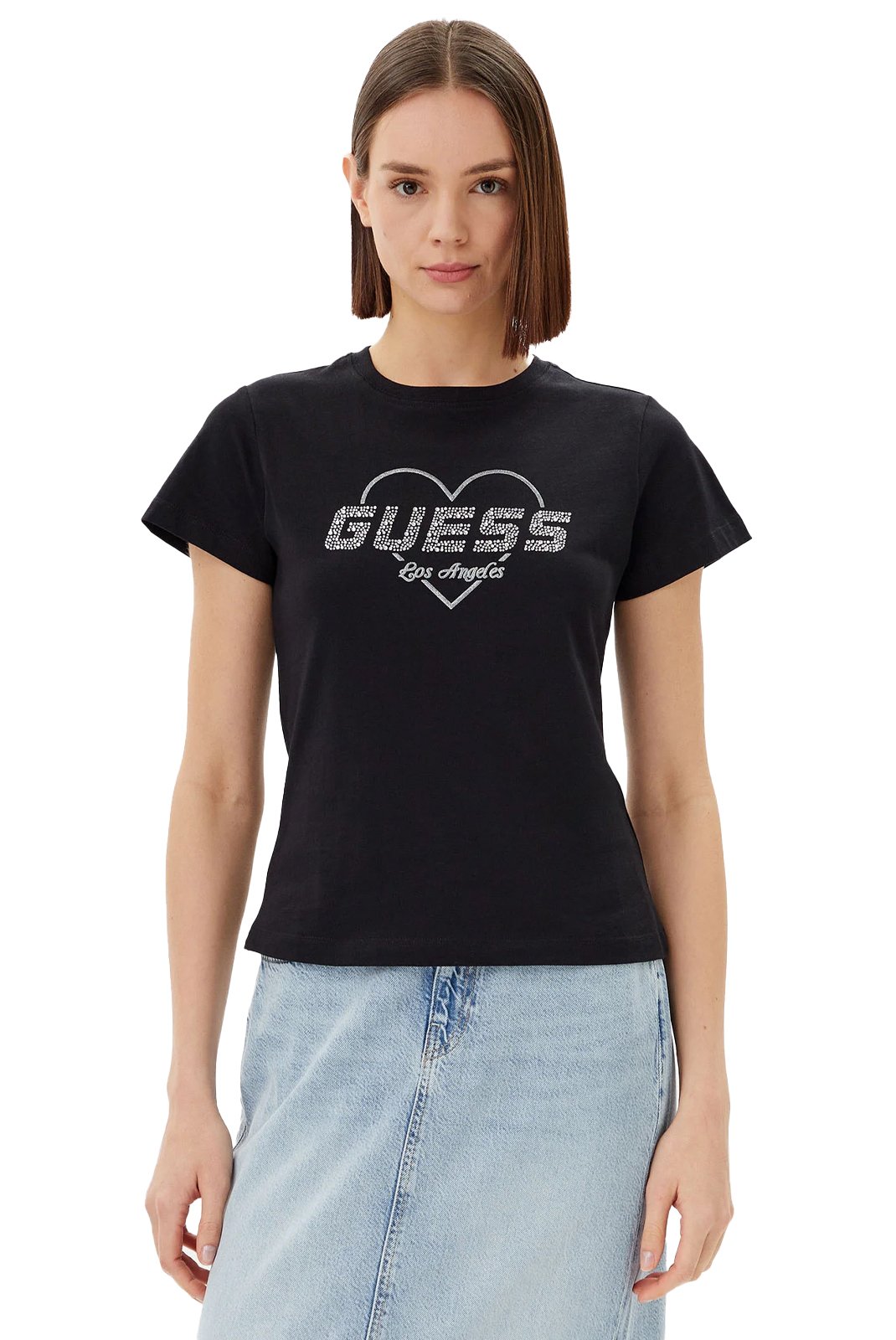 Tee shirt  Guess jeans V5GI10 K9RM1 JBLK Jet Black A996