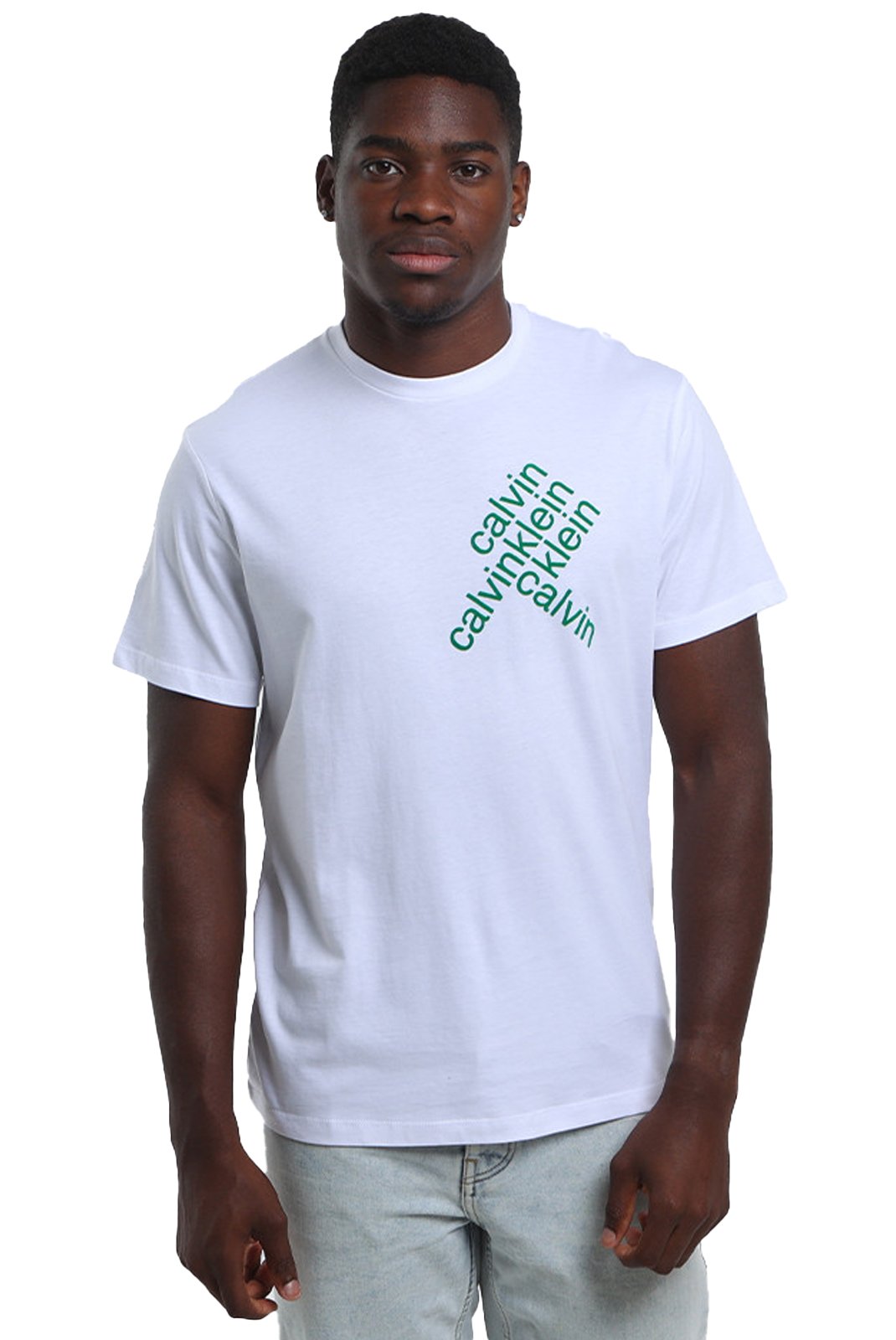 T-S manches courtes  Calvin klein LV04RC832G YAA Brilliant White