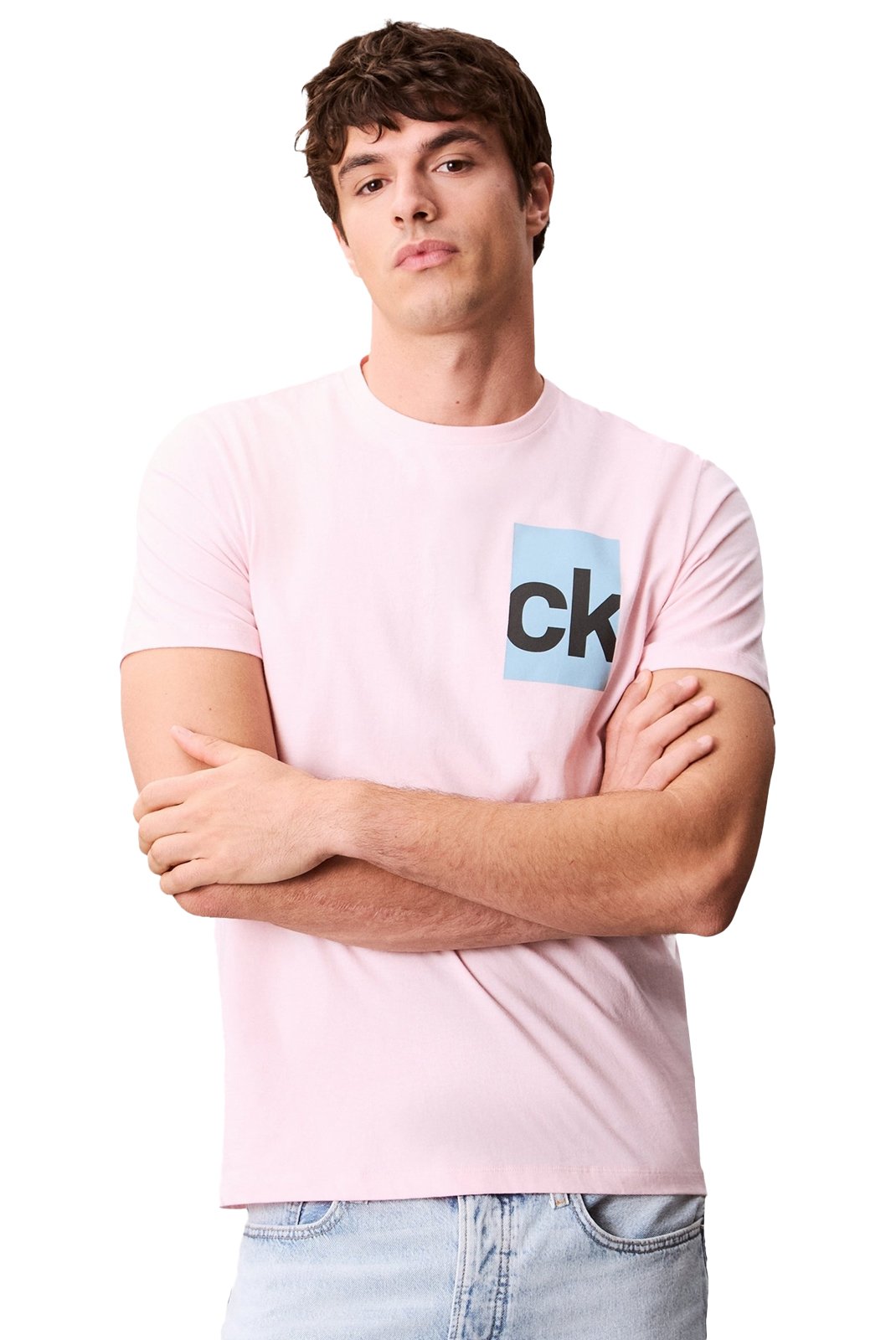 T-S manches courtes  Calvin klein LV04RC847G TFS Rose Shadow