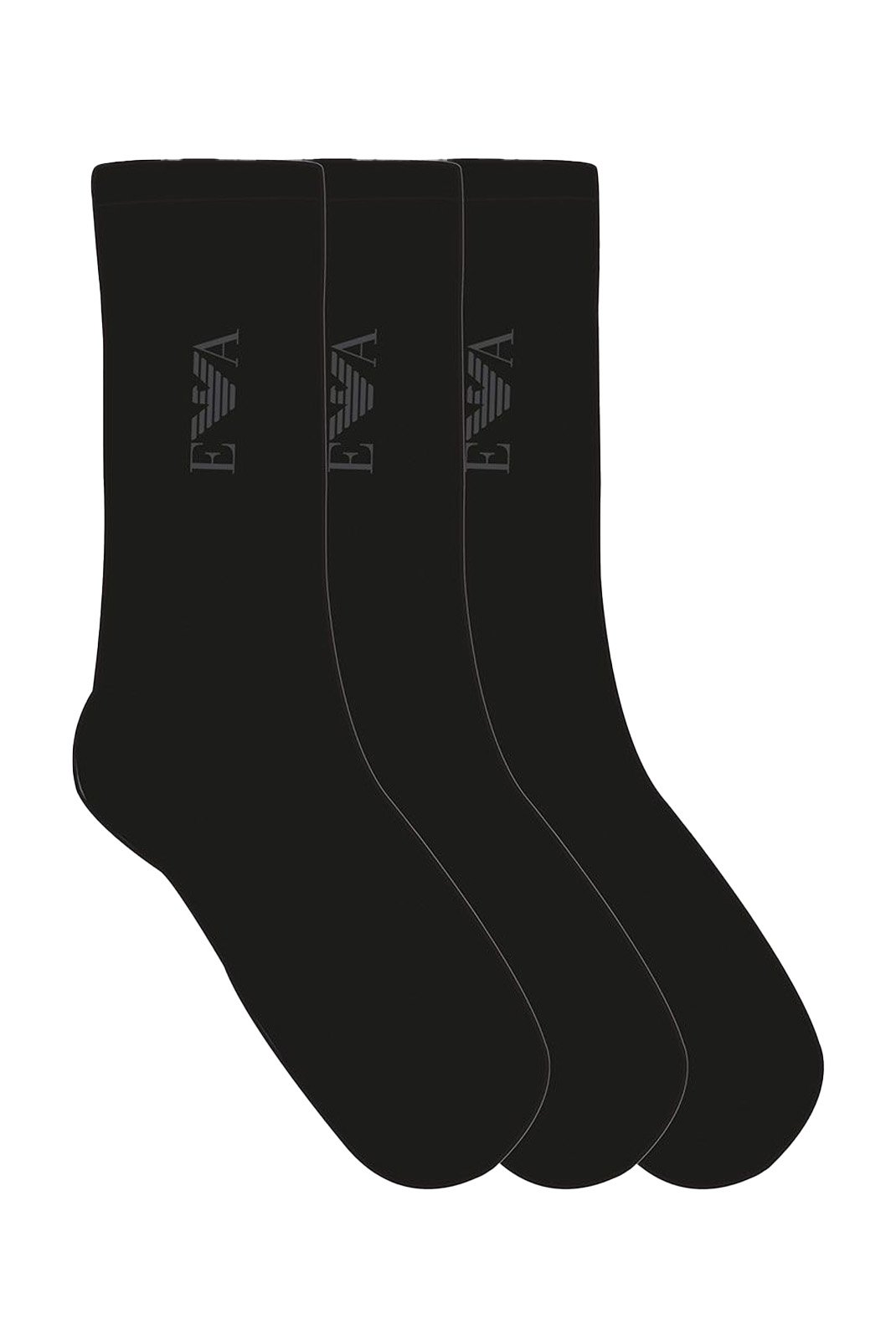 Chaussettes  Emporio armani EM000554 AF18175 MC061 BLACK/BLACK/BLACK