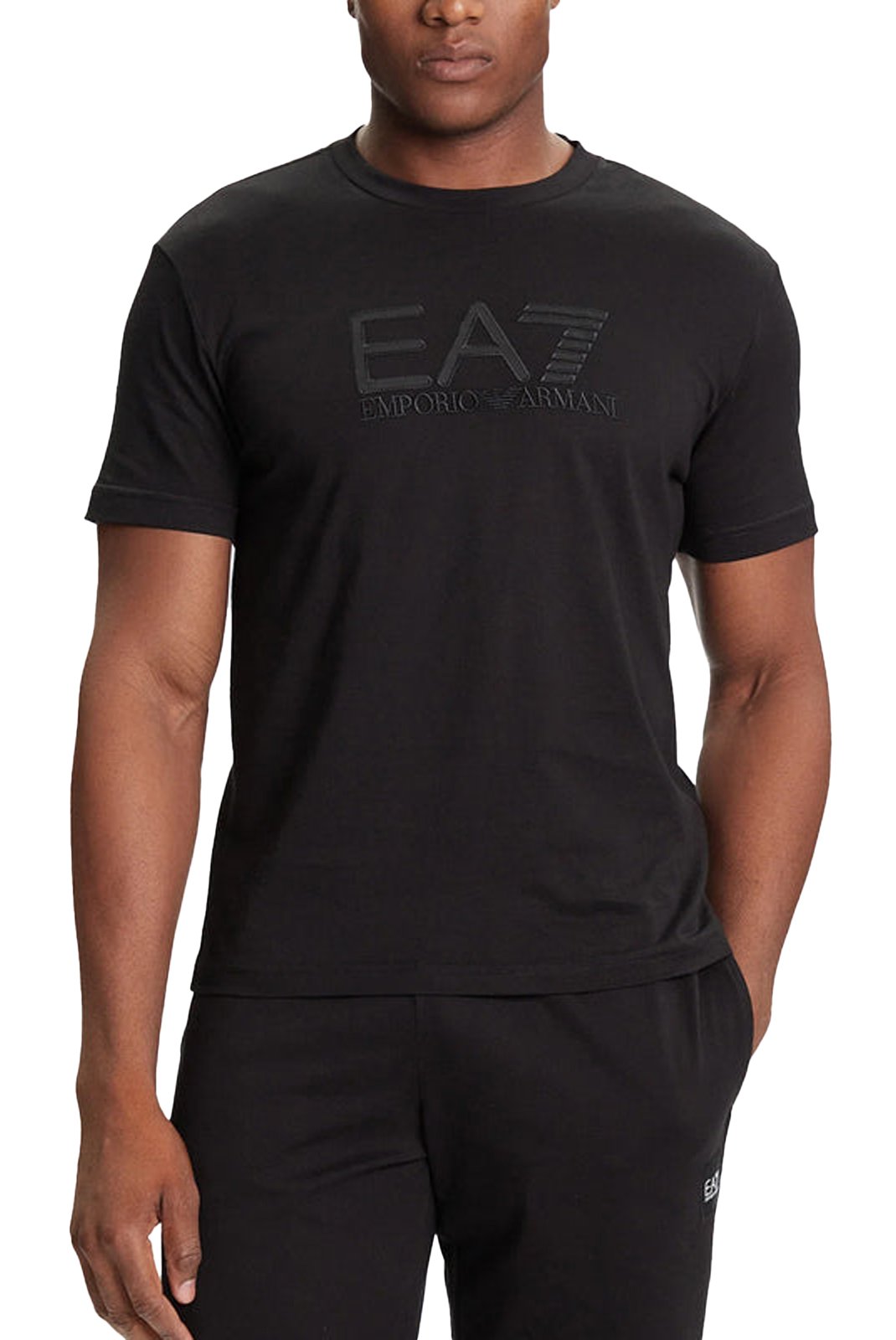 T-S manches courtes  Ea7 7M000898 AF10375 UC001 BLACK