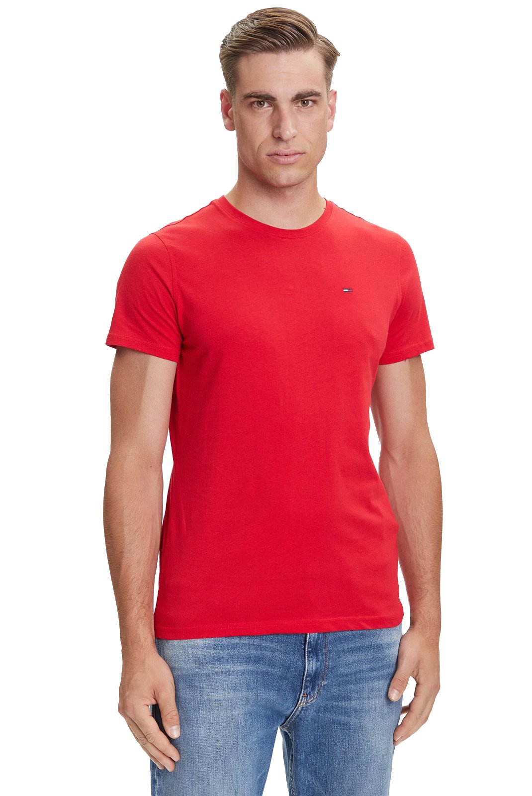 T-S manches courtes  Tommy Jeans DM0DM04411 XLE Sapphire Red