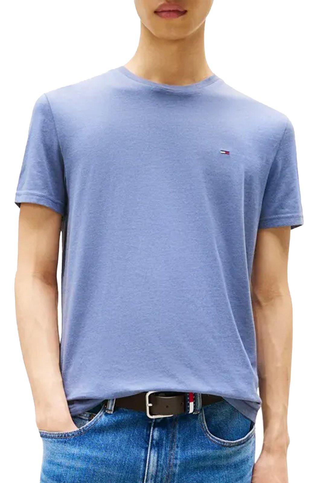 T-S manches courtes  Tommy Jeans DM0DM20363 PO6 Blue Moment Htr