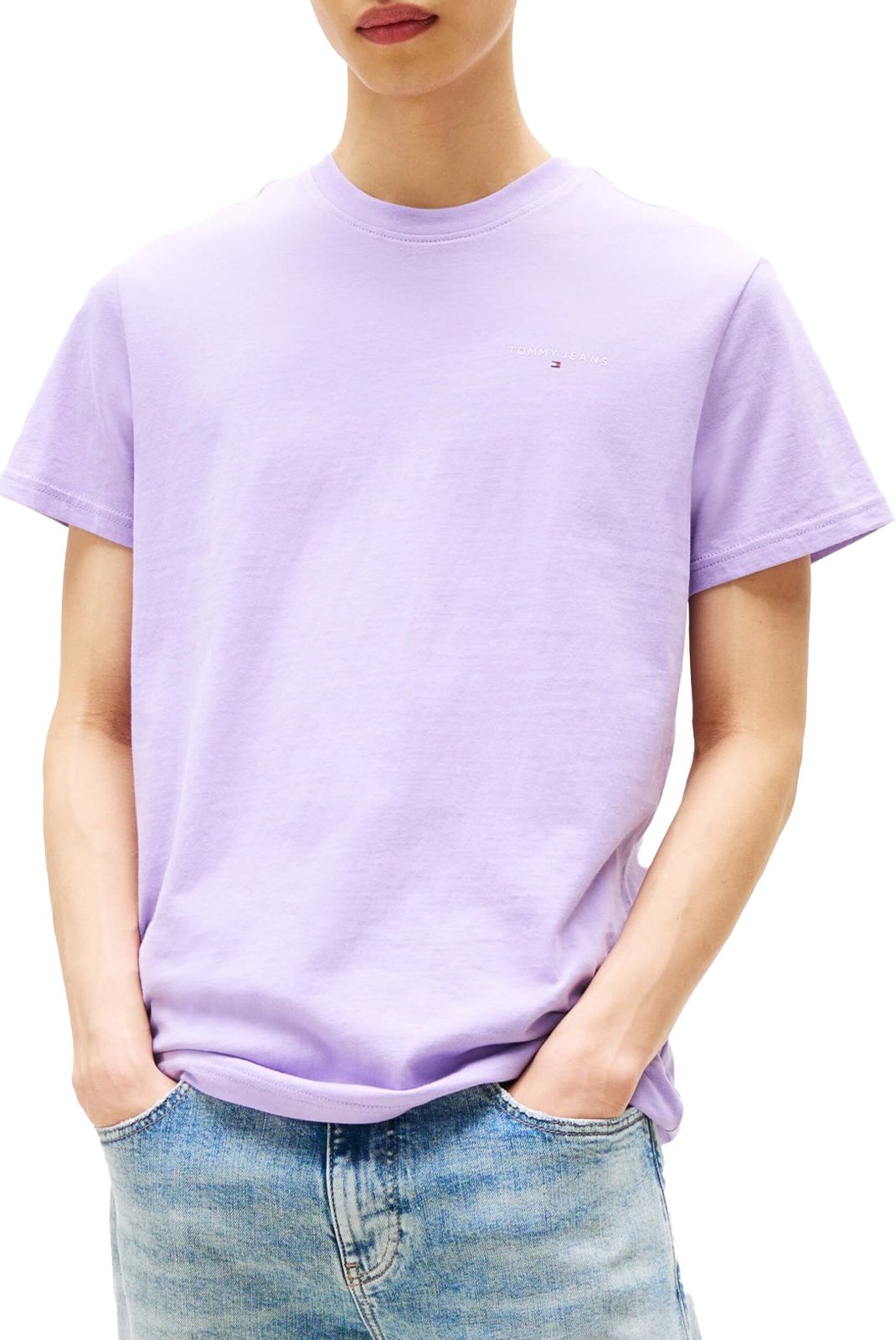 T-S manches courtes  Tommy Jeans DM0DM21780 W0E Ophelia Purple