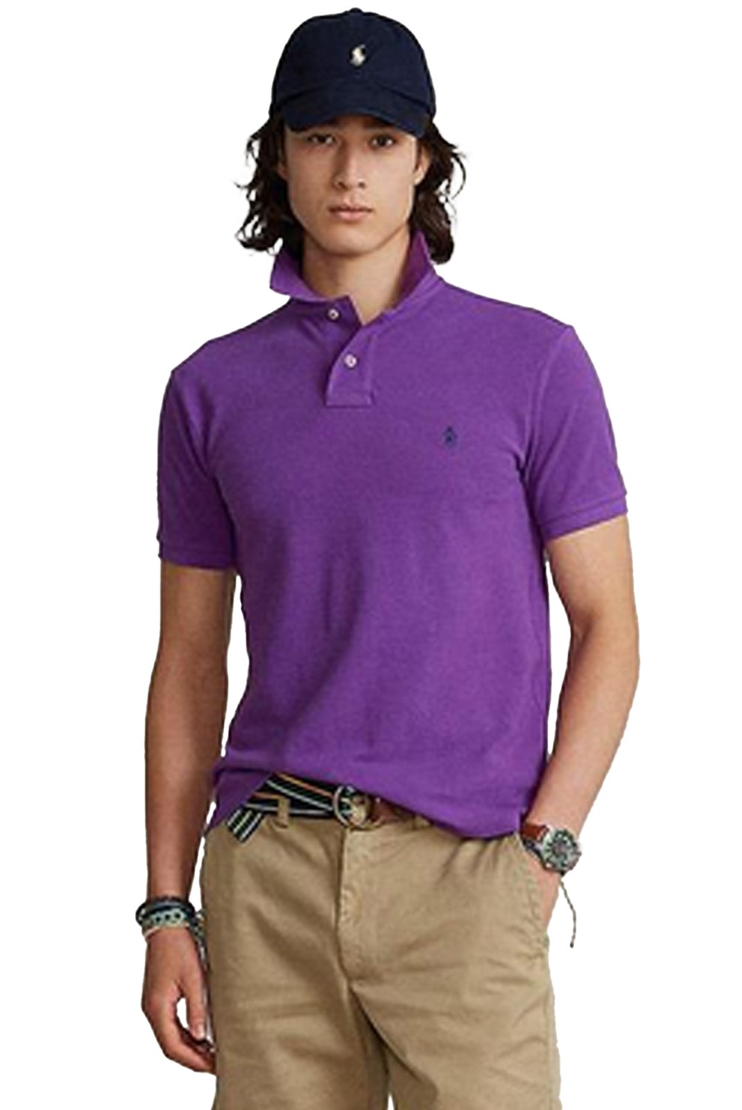 Polos manches courtes  Ralph lauren 710782592 029 PURPLE
