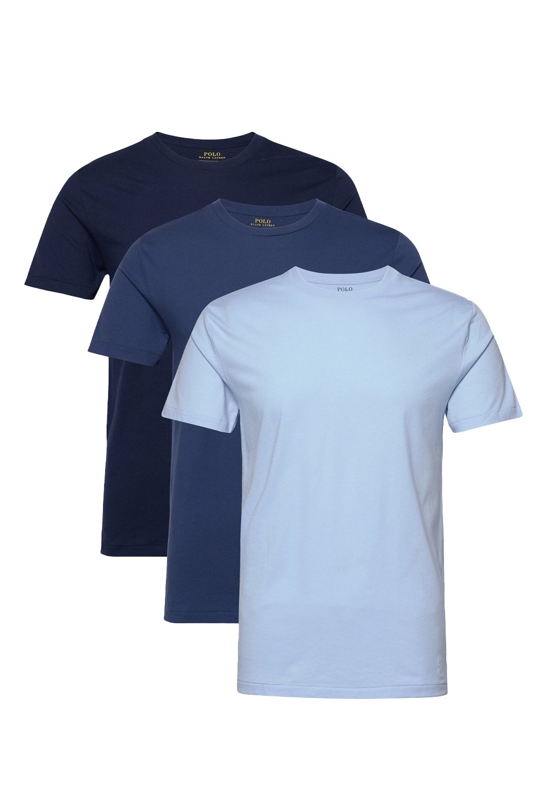T-S manches courtes  Ralph lauren 714981407 002 3PK BLUES