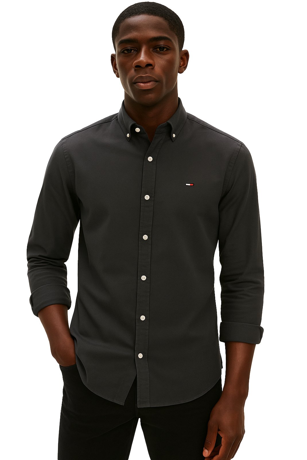 Chemises manches longues  Tommy Jeans DMODM09594 94 grey