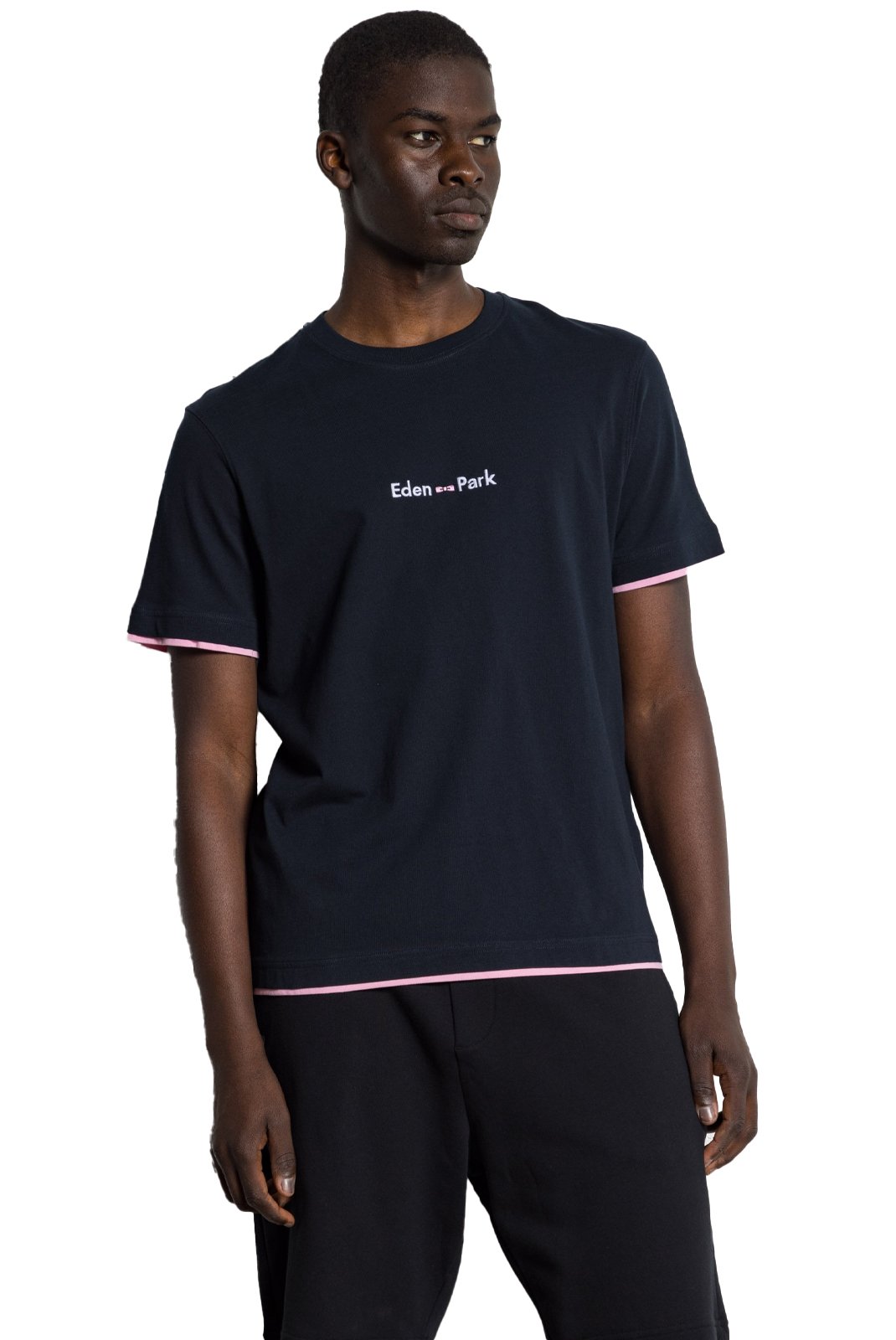 T-S manches courtes  Eden park E25MAITC0050-BLF__MARINE_EP Marine 