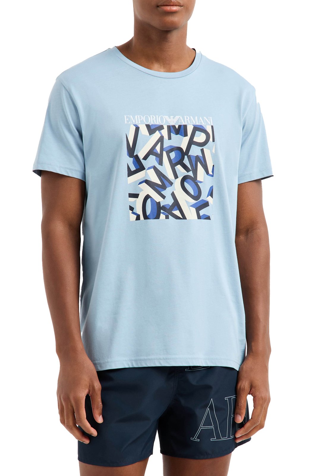 T-S manches courtes  Emporio armani EM000574 AF12349 F9029 ASHLEY PRINT LETTERING