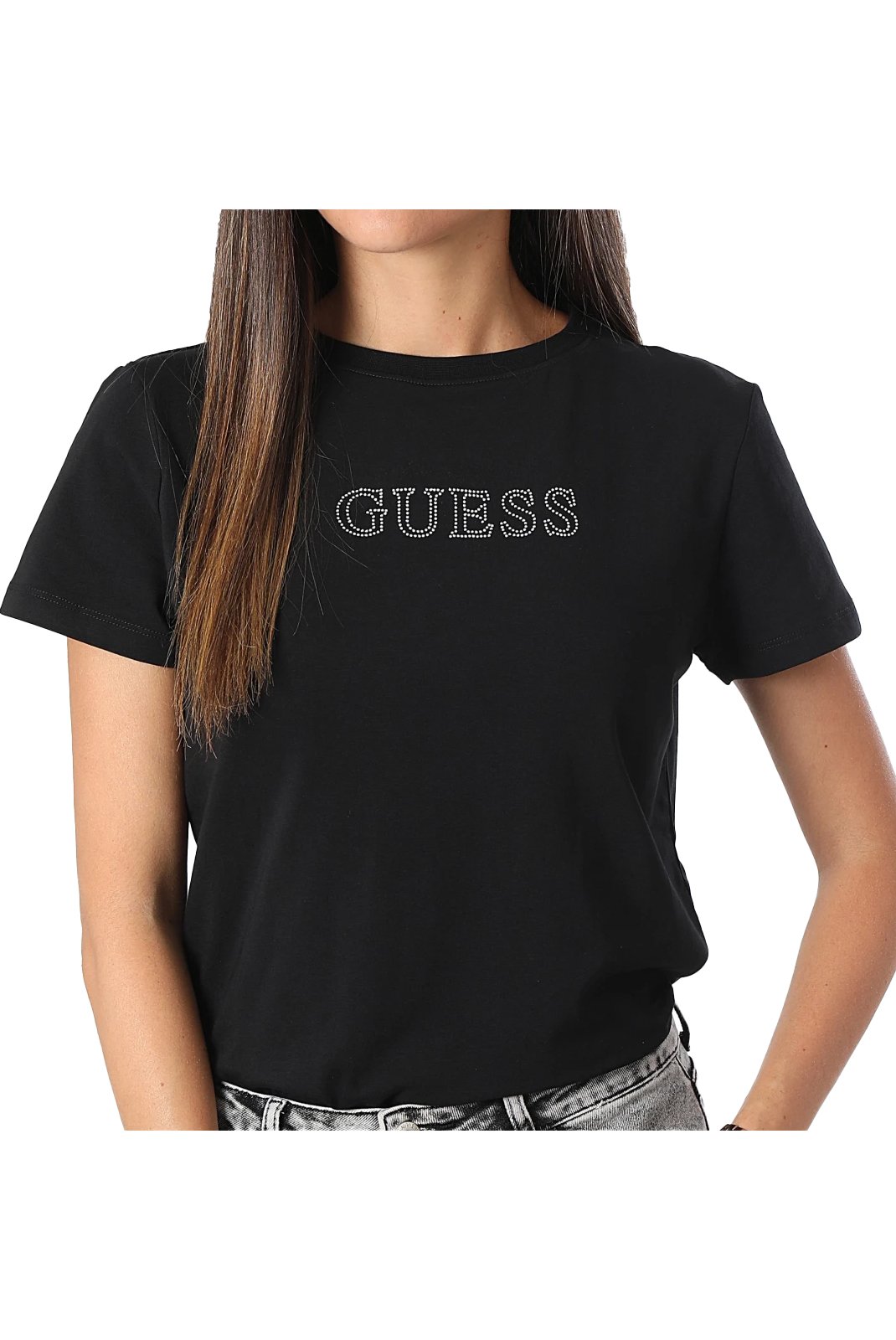 Tee shirt  Guess jeans V3BI11 J1314 JBLK Jet Black A996
