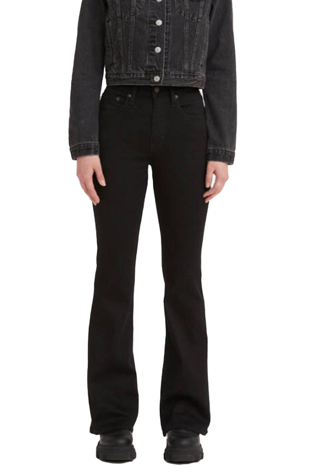 Jeans bootcut / flare  Levi's A34100007 BLACK