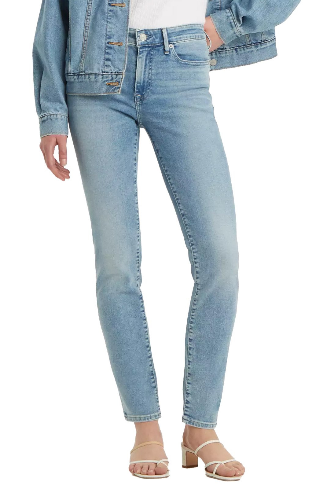 Jeans slim / skinny  Levi's A61990013 LIGHT INDIGO