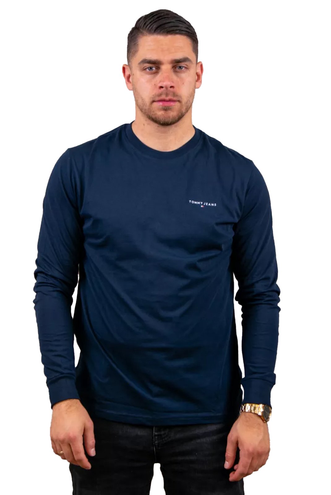 T-S manches longues  Tommy Jeans DM0DM21594 C1G Dark Night Navy