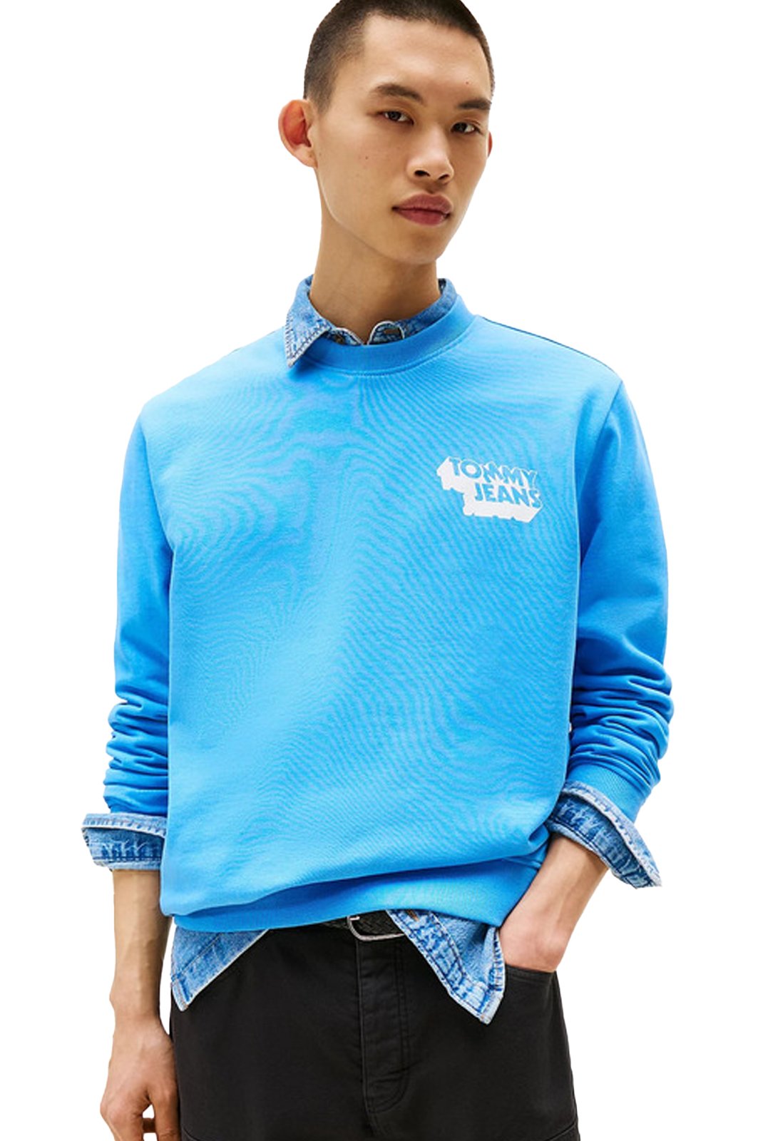 Sweatshirts  Tommy Jeans DM0DM21640 C39 Copenhagen Blue