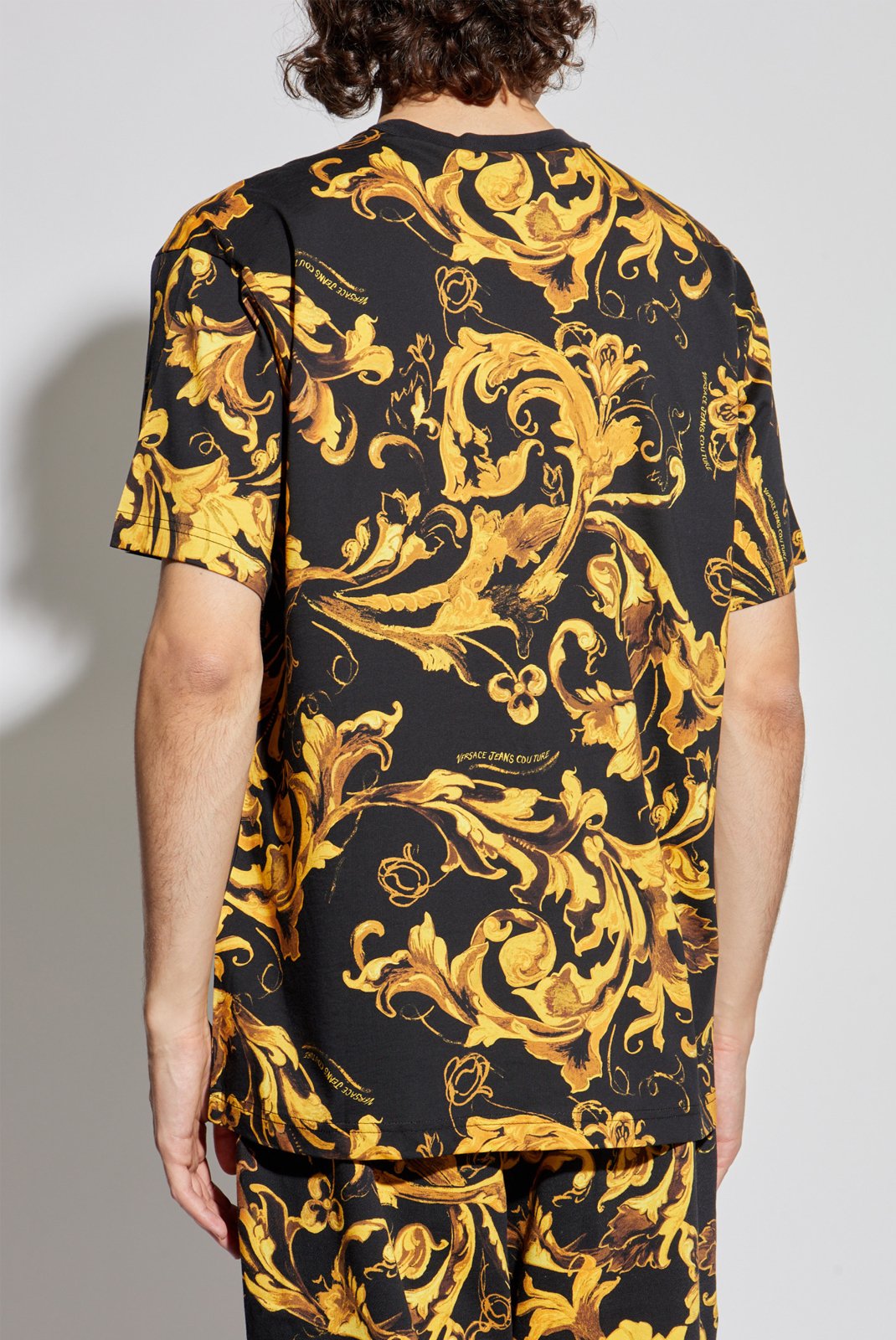 T-S manches courtes  Versace Jeans 79GAH617 JS515 G89 BLACK + GOLD